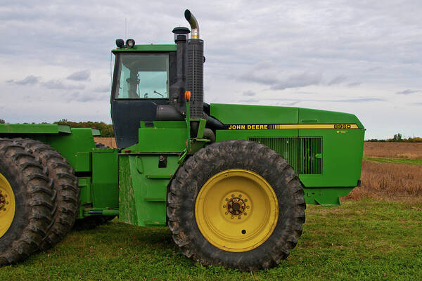 Tractor Poster featuring the photograph John Deere Green 3159 by Guy Whiteley