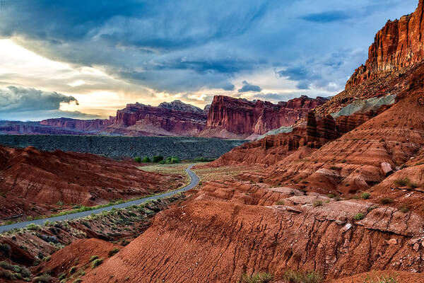 Utah Poster featuring the photograph Journey Through Capitol Reef by Jason Roberts