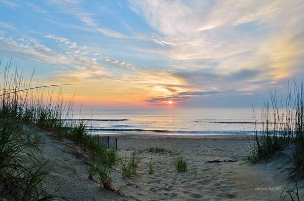 Obx Sunrise Poster featuring the photograph June 2, 2017 Sunrise by Barbara Ann Bell