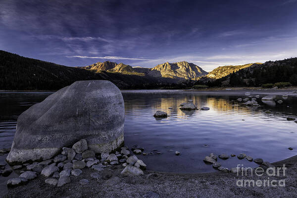 California Poster featuring the photograph June Lake Boulder by Timothy Hacker