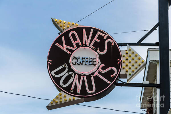 Kanes Poster featuring the photograph Kanes Donuts by Thomas Marchessault