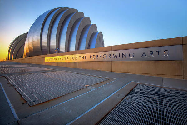 America Poster featuring the photograph Kauffman Center for the Performing Arts - Kansas City by Gregory Ballos