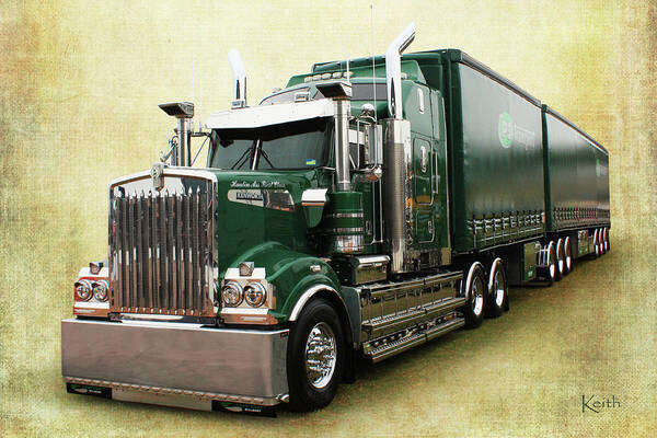 Kenworth Poster featuring the photograph Kenny B by Keith Hawley
