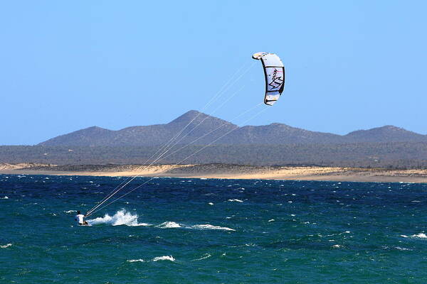 Sports Poster featuring the photograph Kiteboarding by Robert McKinstry