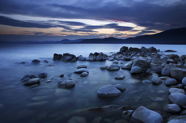 Landscape Poster featuring the photograph Lake Tahoe Sunset by Eric Foltz