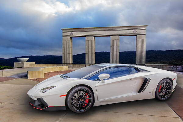 lamborghini Poster featuring the photograph Lamborghini Aventador by Lynn Davis