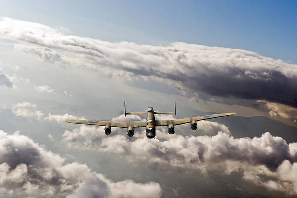 Lancaster Poster featuring the photograph Lancaster sunlit by Gary Eason