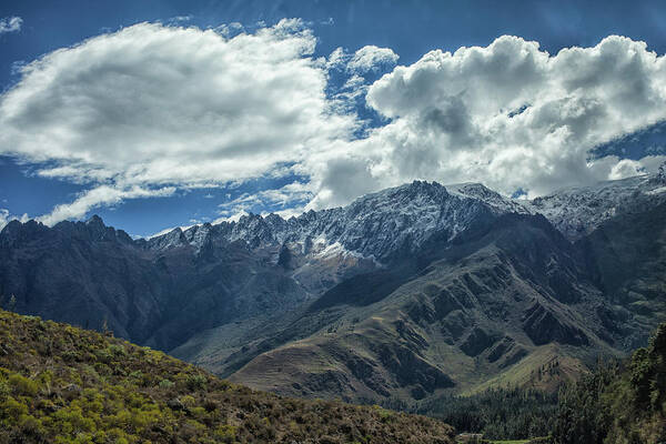 Machu Poster featuring the photograph Landscape near Machu Picchu by Patricia Hofmeester