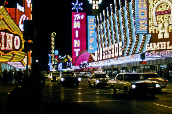 Las Vegas Poster featuring the photograph Las Vegas 1964 II by Albert Seger