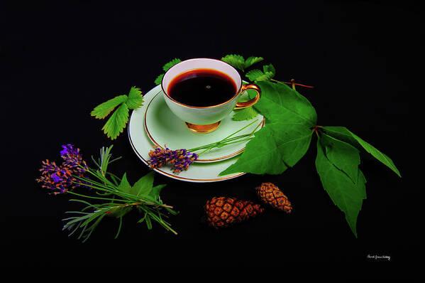 Cup Poster featuring the photograph Late Summer Coffee by Randi Grace Nilsberg