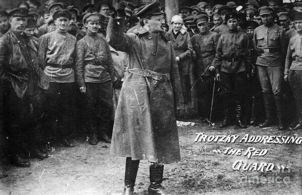 20th Century Poster featuring the photograph Leon Trotsky (1879-1940) by Granger