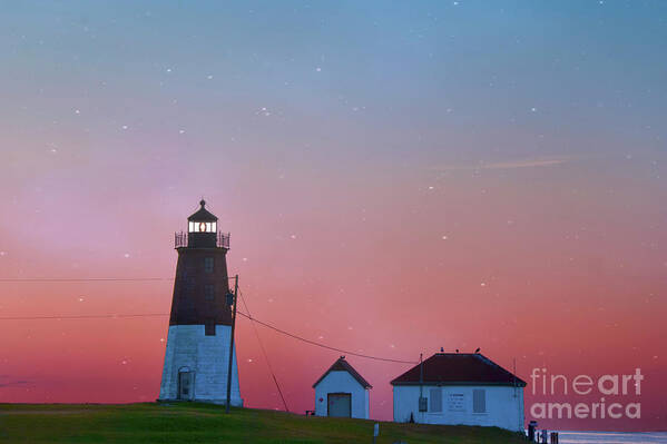 Architecture Poster featuring the photograph Lighthouse at Sunrise by Juli Scalzi