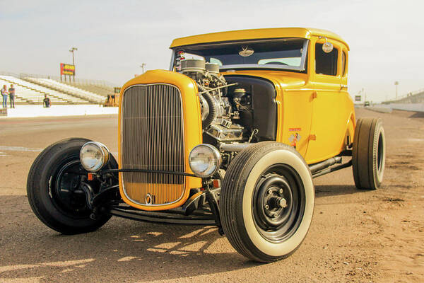 Ratrod Poster featuring the photograph Lil Deuce Coupe by Darrell Foster
