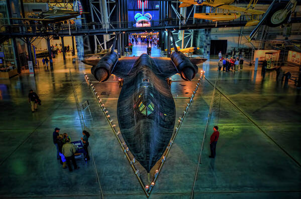 National Air & Space Museum Poster featuring the photograph Lockheed Martin SR-71 Blackbird by Craig Fildes