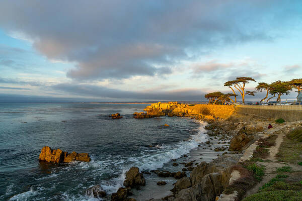 Seascape Poster featuring the photograph Lover's Point by Derek Dean