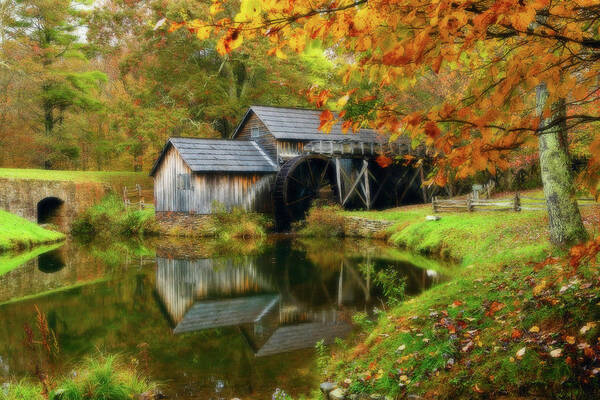 Blue Ridge Parkway Poster featuring the photograph Mabry Mill by Jonas Wingfield