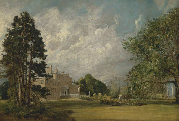 English Romantic Painters Poster featuring the painting Malvern Hall Warwickshire by John Constable