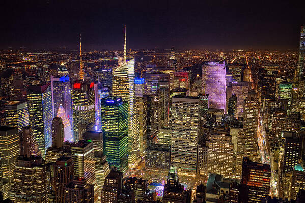 Hdr Poster featuring the photograph Manhattan by Ross Henton