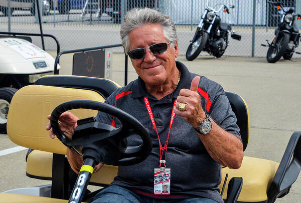 Mario Andretti Poster featuring the photograph Mario by Josh Williams