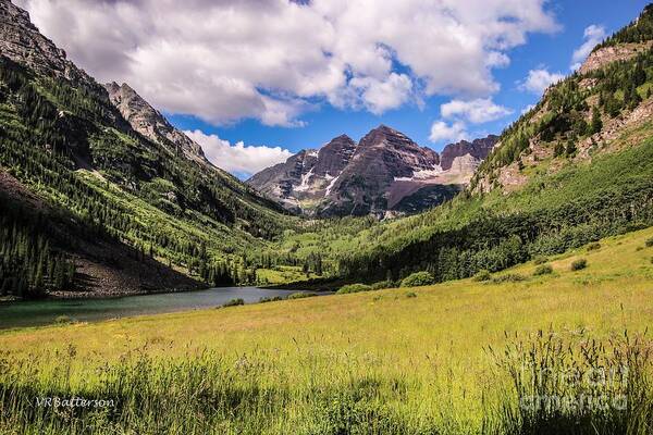 Maroon Bells Poster featuring the photograph Maroon Bells by Veronica Batterson