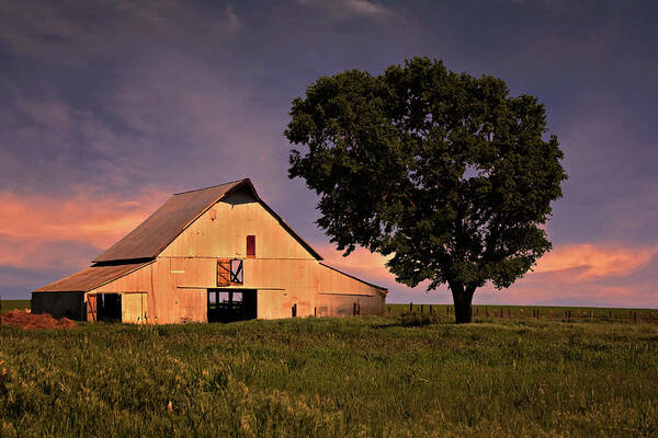 Ok Poster featuring the photograph Marshall's Farm by Lana Trussell