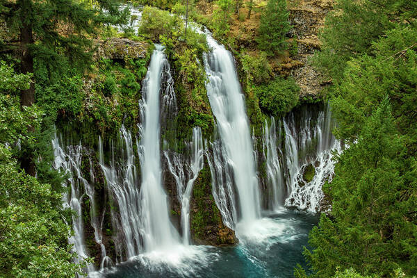 California Poster featuring the photograph McArthur-Burney Falls by Bill Gallagher