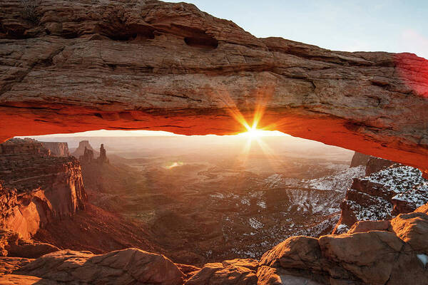 Mesa Arch Poster featuring the photograph Mesa Arch by Wesley Aston