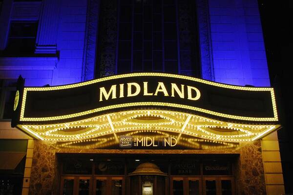 Midland Theater Poster featuring the photograph Midland Theater by Matt Quest