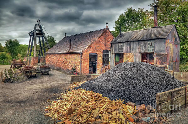 Mining Village Poster featuring the photograph Mining Village by Adrian Evans