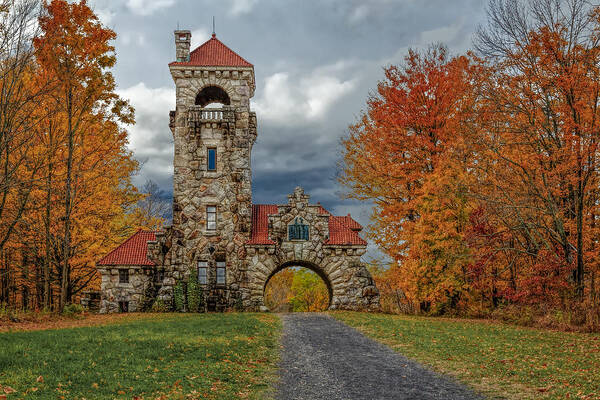 Mohonk Poster featuring the photograph Mohonk Preserve Gatehouse by Susan Candelario