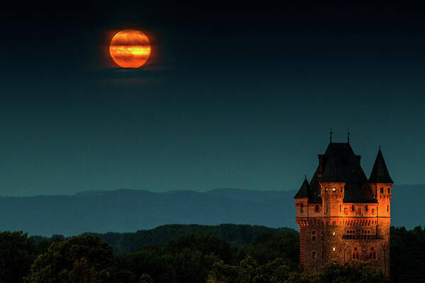 Moon Poster featuring the photograph Moonrise by Marc Braner