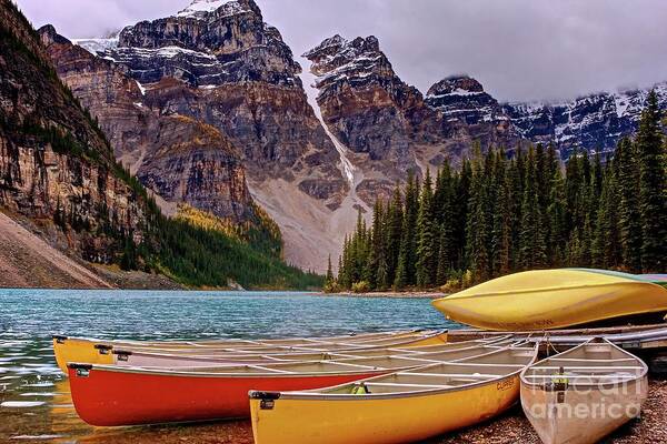 Moraine Lake Poster featuring the photograph Moraine Lake by DJ MacIsaac