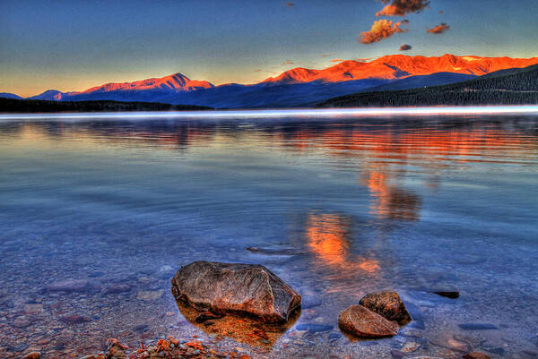 Lake Poster featuring the photograph Morning Light by Scott Mahon