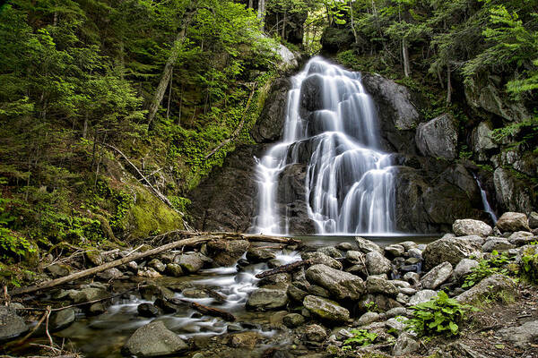 Vermont Poster featuring the photograph Moss Glen Falls by Stephen Stookey
