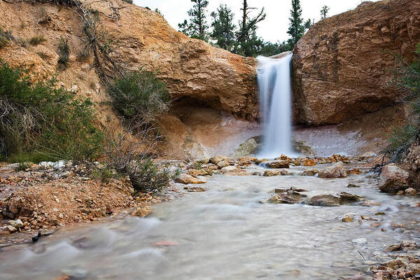 Bryce Canyon Poster featuring the photograph Mossy Cave Waterfall by James Marvin Phelps