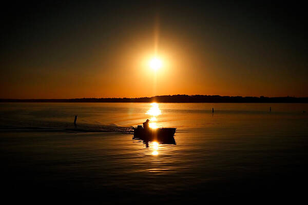 Motor Boat Poster featuring the photograph Motor Boat Ride by Todd Klassy