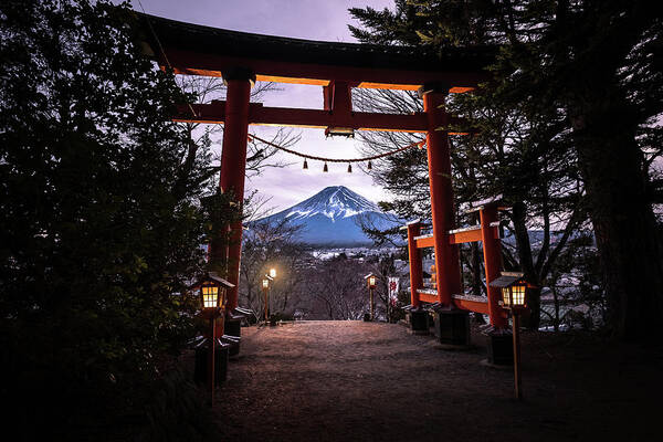 Culture Poster featuring the photograph Mount Fuji - Fujiyoshida, Japan - Travel photography by Giuseppe Milo