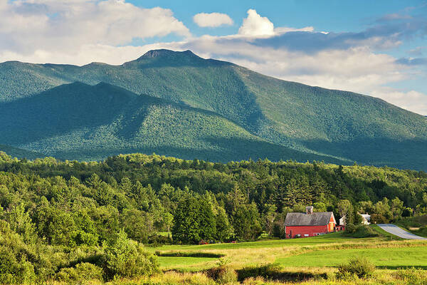 Summer Poster featuring the photograph Mount Mansfield Summer View by Alan L Graham
