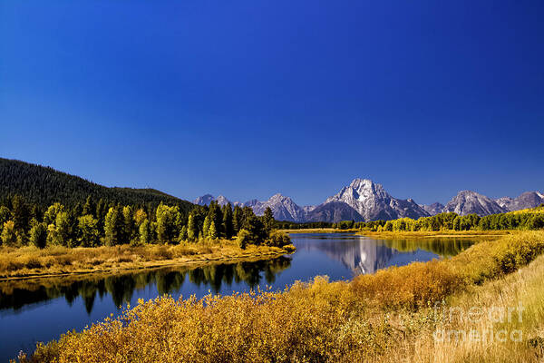 Landscape Poster featuring the photograph Mount Moran by Mark Jackson