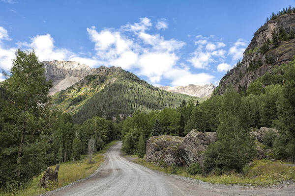 Mountain Poster featuring the photograph Mountain Crossroads by Denise Bush