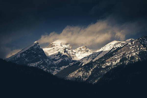 Mountains Poster featuring the photograph Mountains at Dusk by Ethan Helferty