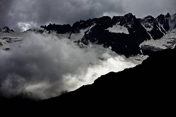 Montagna Poster featuring the photograph Mountains Clouds 9950 by Marco Missiaja