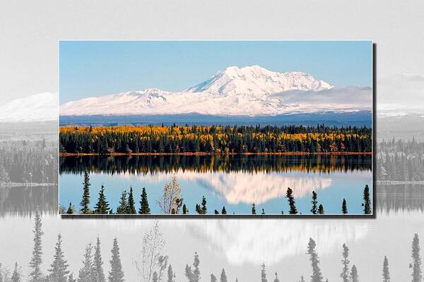 Alaska Poster featuring the photograph Mt. Drum - Alaska by Juergen Weiss