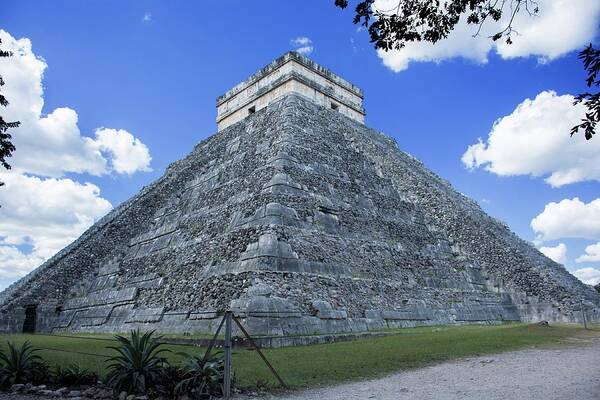 Chillout Poster featuring the photograph Mysterious Chichen Itza by Robert Grac