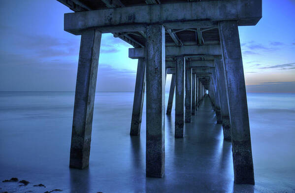 Photograph Poster featuring the photograph Naples Pier by Kelly Wade
