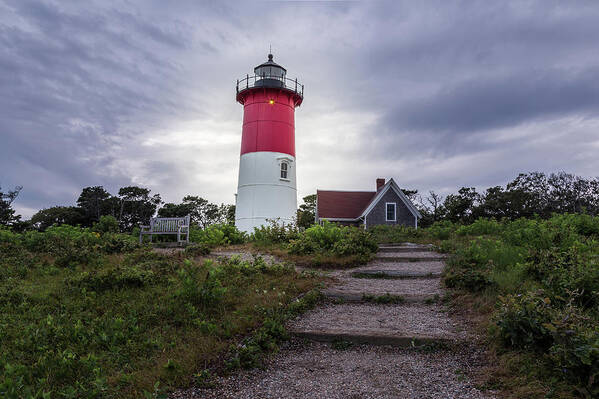 Beach Poster featuring the photograph Nauset Light by Jen Manganello