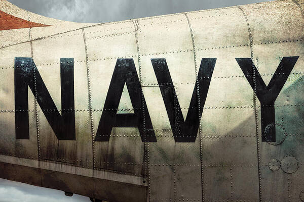 Navy Poster featuring the photograph NAVY - Kaman K-16B Experimental Aircraft by Gary Heller