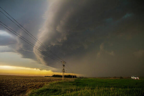 Nebraskasc Poster featuring the photograph Nebraska Thunderstorm Eye Candy 015 by NebraskaSC