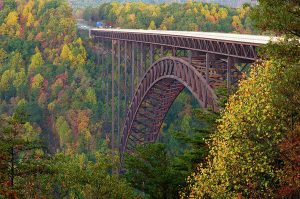 West Virginia Poster featuring the photograph New River Gorge Bridge by Steve Stuller