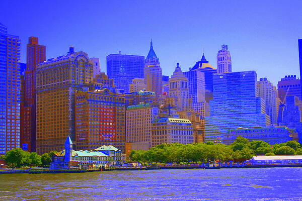 City Scape Poster featuring the photograph New York City by Julie Lueders 